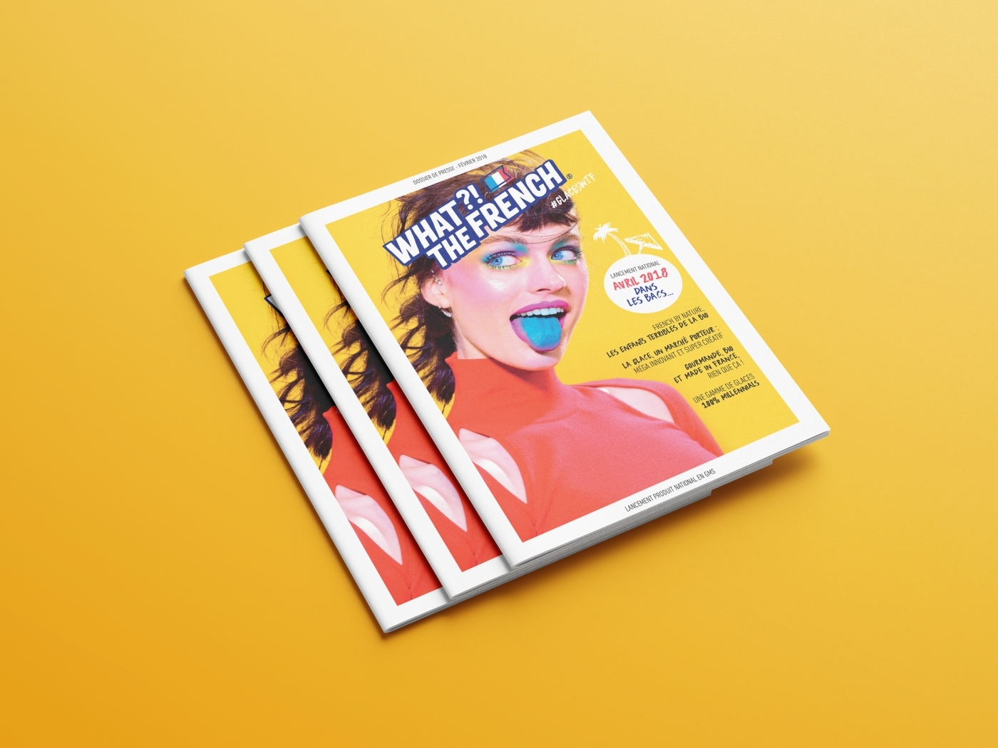 Print Art Direction, Graphic Design and Design and Layout: WHAT THE FRENCH  by Claire & Nicolas
