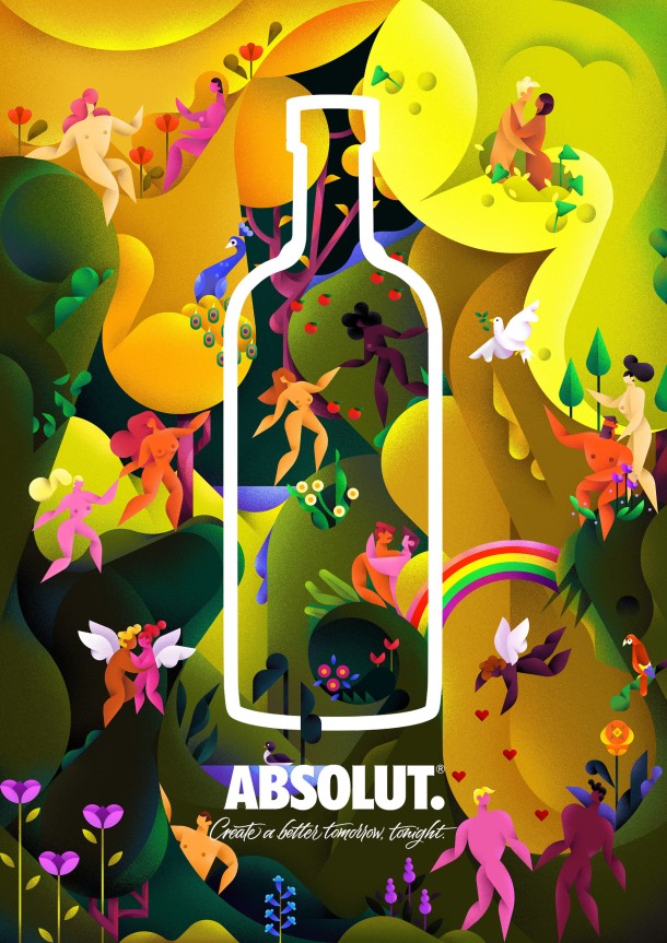 Absolut Vodka : Jardin d'Eden