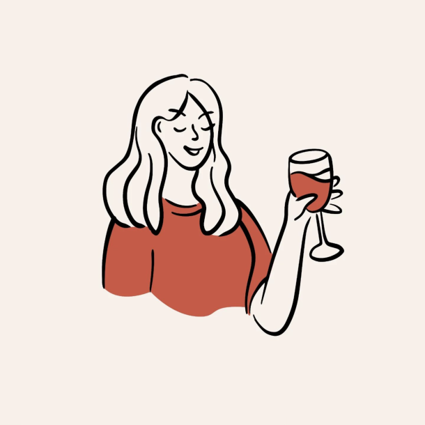 Anniversaire de Lorna - Bouteille de vin