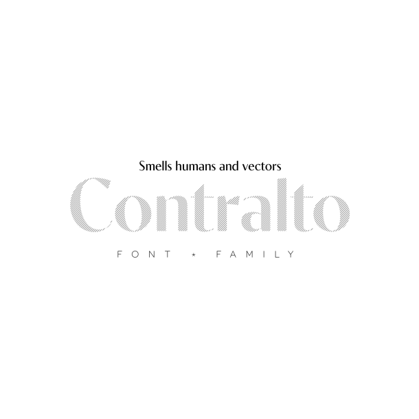 Contralto font family
