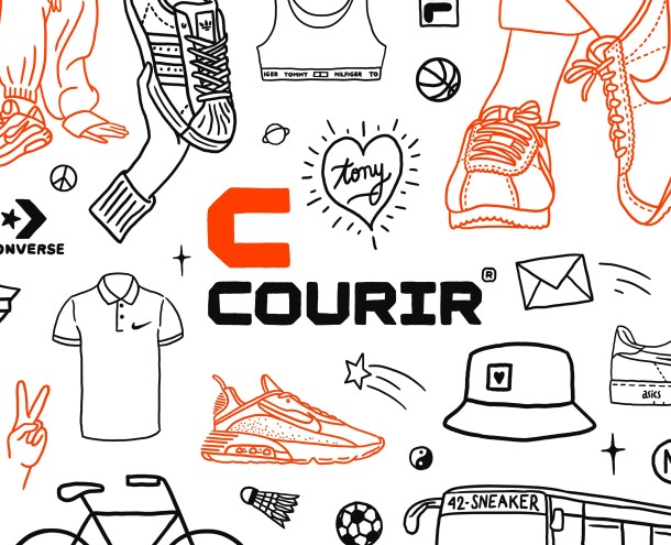 Illustrations for Courir