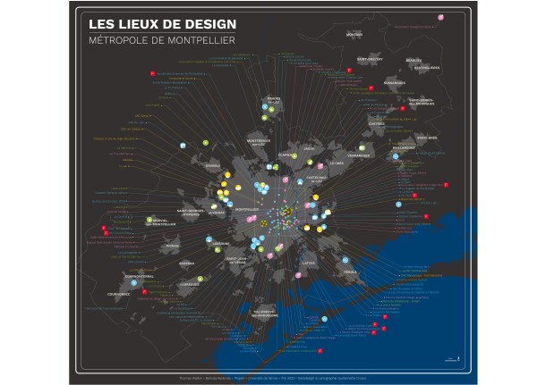 Lieux du design, Métropole de Montpellier