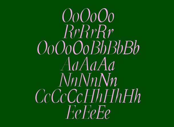 Oroban | Famille Typographique