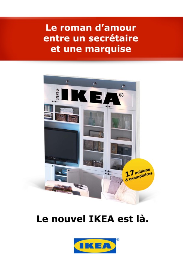 Afichage Ikea - lancement du nouveau cataglogue