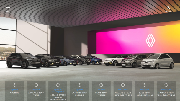 Renault x Dacia : Environnement 3D