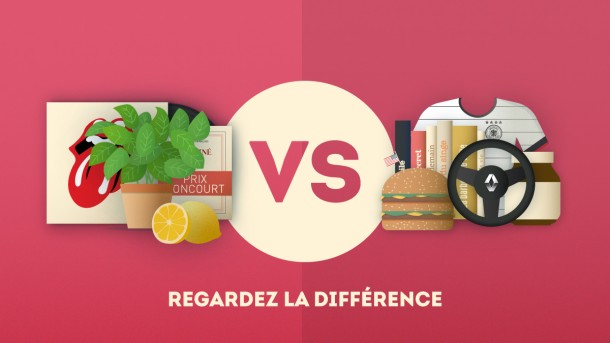 VS / Regardez la différence