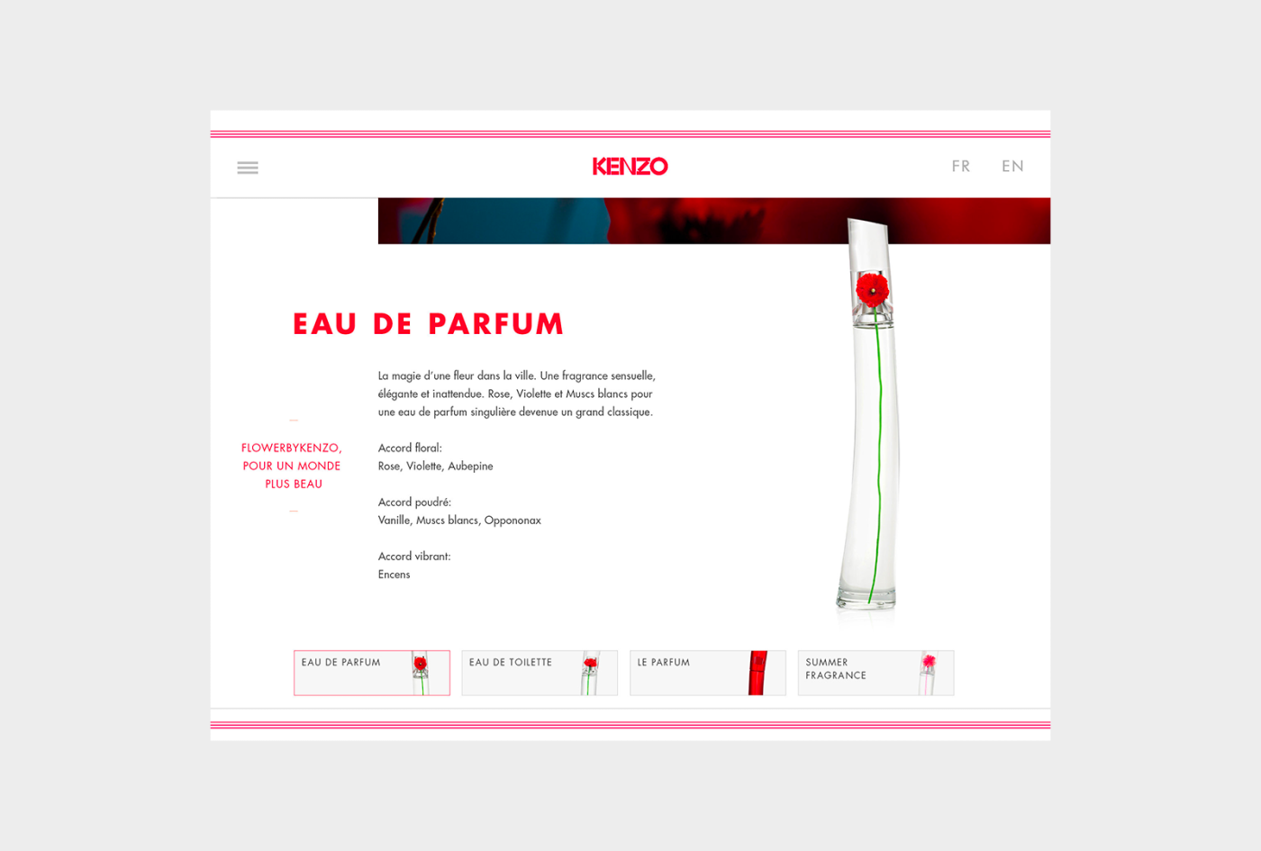 Kenzo 2025 web app