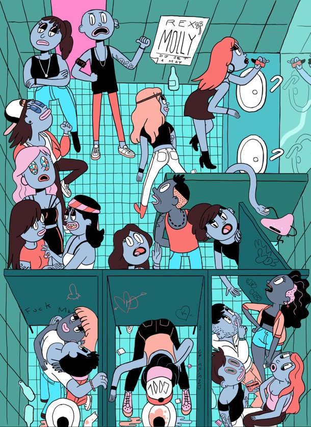 Club toilets