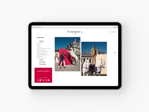VICOMTE A. online shop