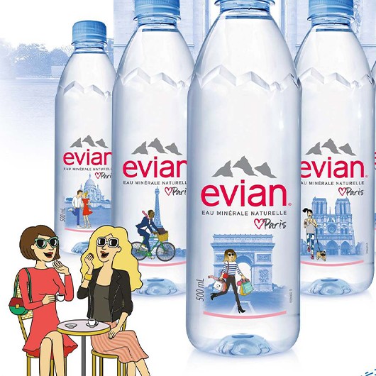 Evian loves Paris